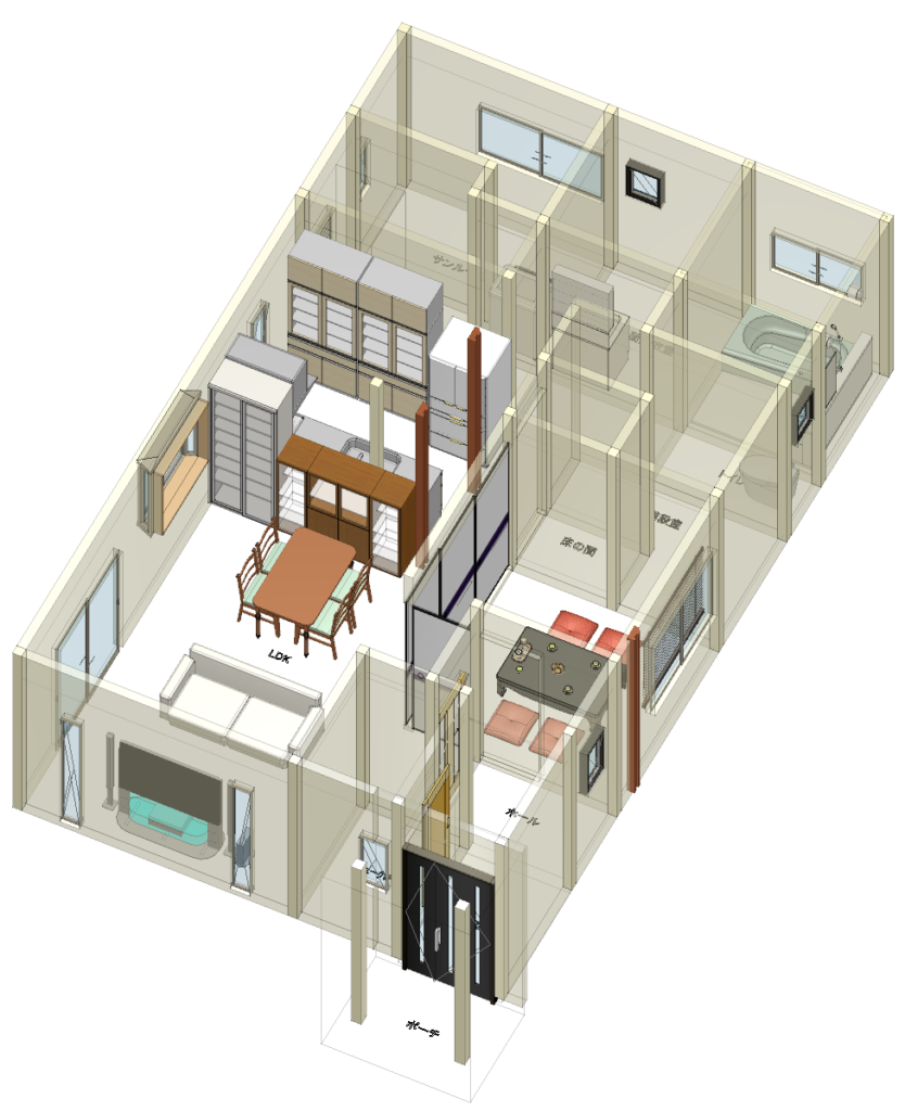 タケ設計(BIM設計) BIMによるシミュレーション設計